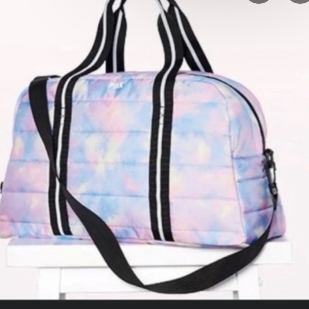 Victoria’s Secret pink duffel bag